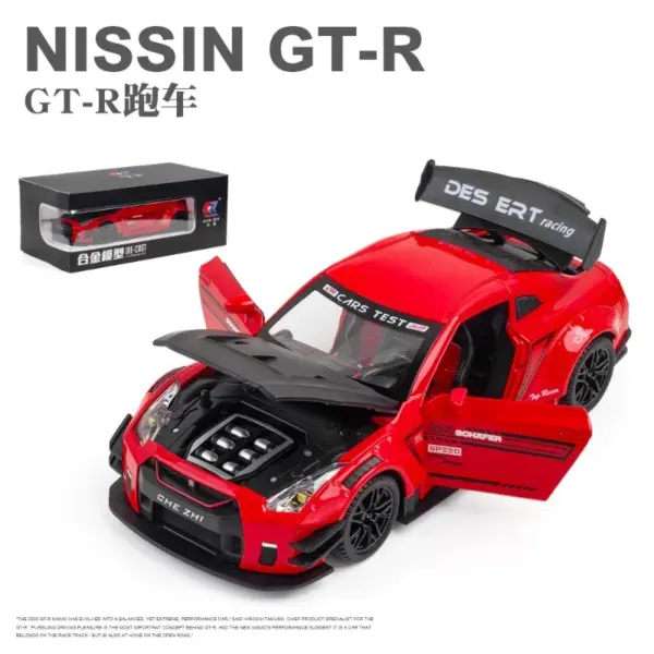 1:24 Nissan GTR R35 Diecast Model Car - Image 8