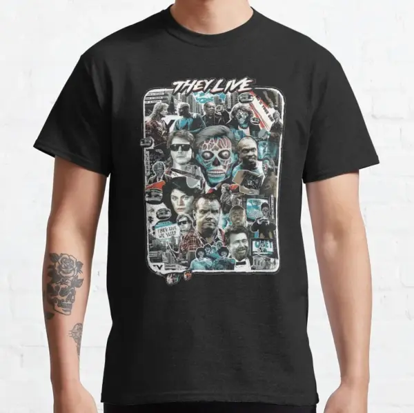 They Live Retro Horror Graphic T-Shirt S-6XL - Image 11