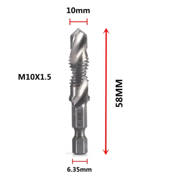 HSS Metric Tap Drill Bits Set M3 to M10 - Image 31