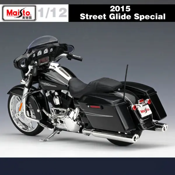 Maisto 1:12 Harley-Davidson Diecast Motorcycle Model - Image 6