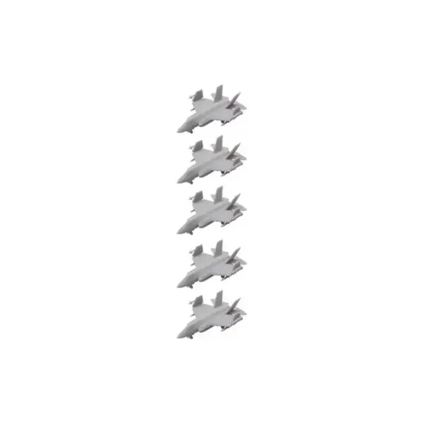 5PCS F-35C Stealth Fighter Model Airplanes - Image 9