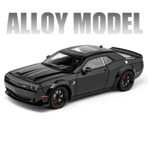 1:24 Dodge Challenger SRT Hellcat Diecast Model 23 S0b5eae4e8d464254b4c8a89c1ab5049bD
