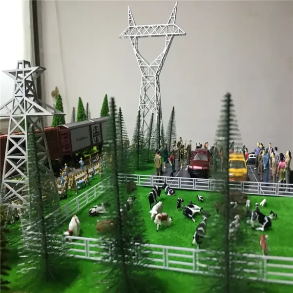 High Voltage Tower Model for HO Train Layout - Image 6