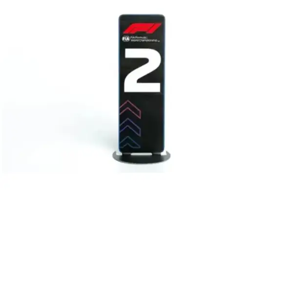 1:43 Scale F1 Model Parking Plate Decor - Image 3