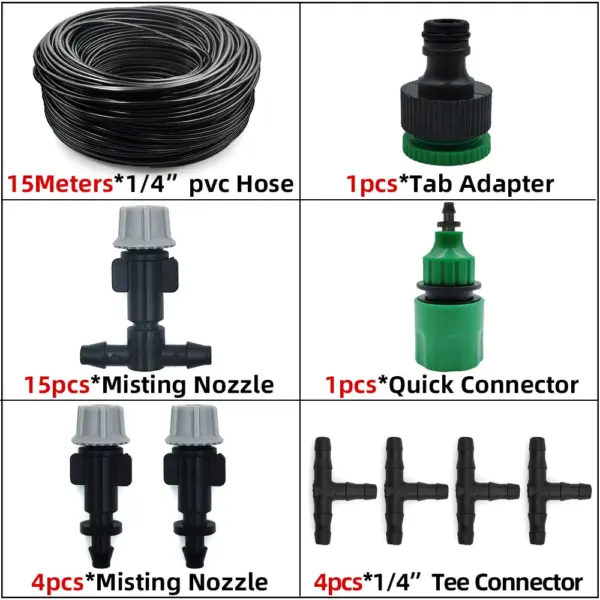 5M-30M Outdoor Misting Cooling System - Image 11