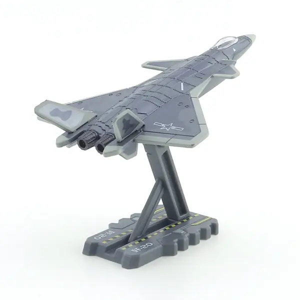 1:64 Scale Alloy White Emperor Fighter Model - Image 9
