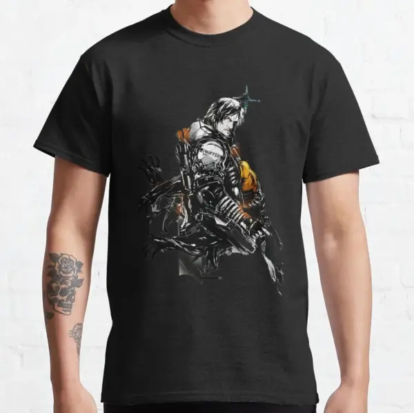 Death Stranding Cotton T-Shirt for Men - Image 2