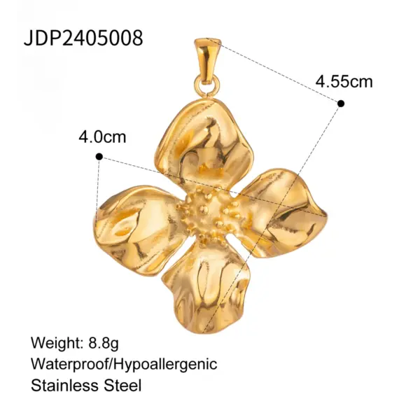 Stainless Steel Sea Shell Pendant Charm - Image 32