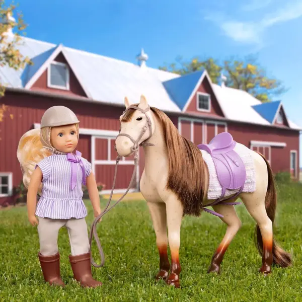Lori 6-Inch Riding Doll Quarter Horse Set - Image 3