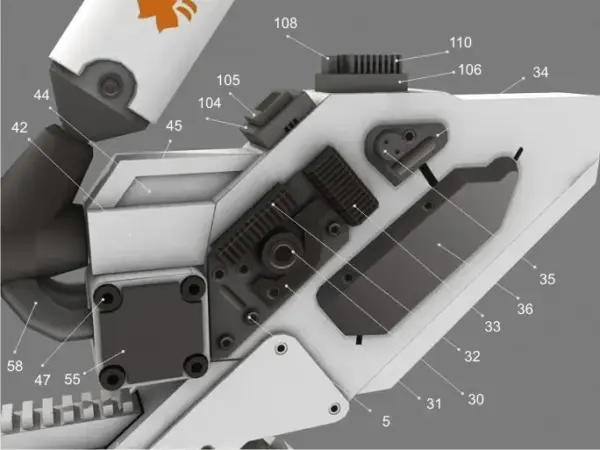 3D Paper Model Arc Generator Gun Puzzle - Image 4