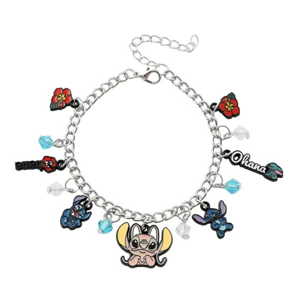 Stitch Silver Plated Charm Bracelet for Women - Image 16