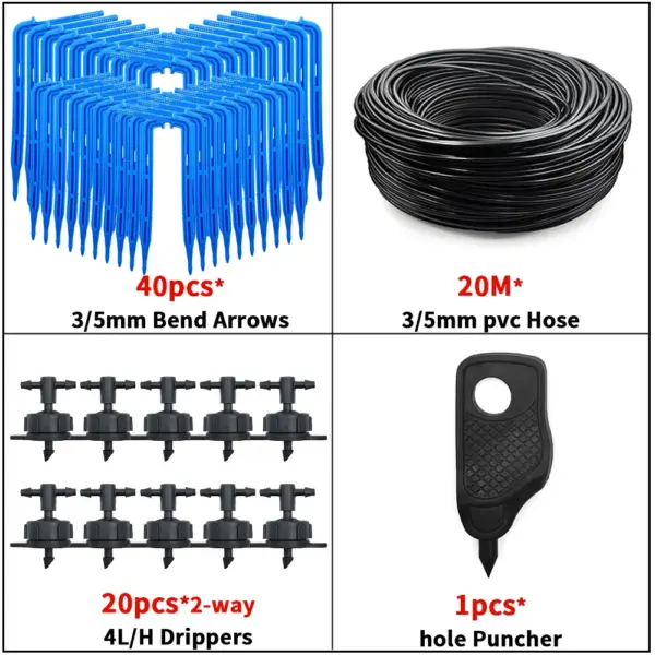 Drip Irrigation Kit for Bonsai Garden 10/20 Set - Image 12