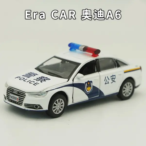 1:64 Audi A6 Diecast Alloy Taxi Model - Image 6