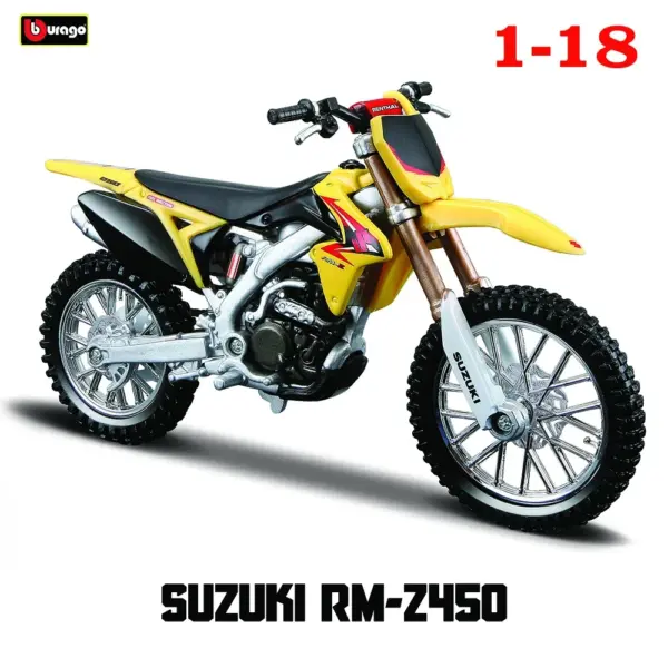 Bburago 1:18 KTM 450 Rally Diecast Model - Image 4