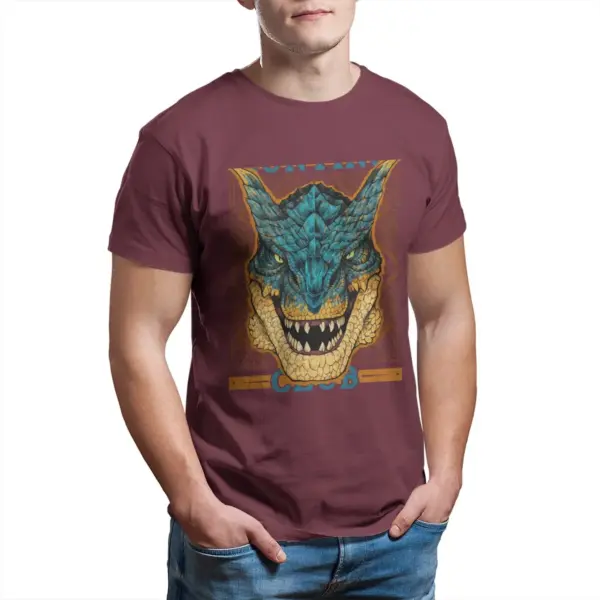 Monster Hunter World Tigrex T-Shirt for Men - Image 7