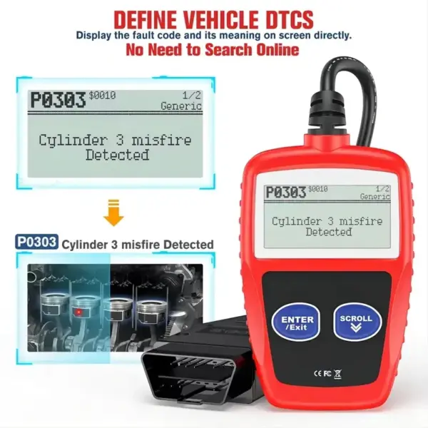 Bluetooth OBD2 Scanner for Automotive Diagnostics - Image 3