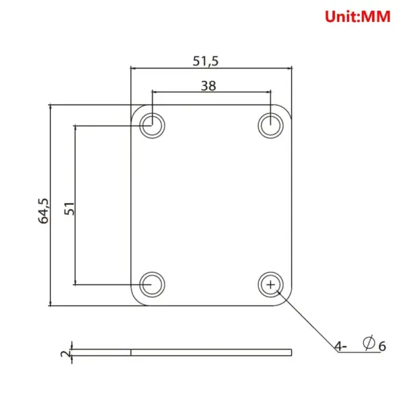 Vintage Iron Neck Plate for Electric Guitars - Image 6