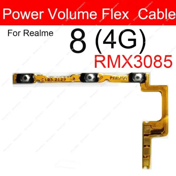 Realme 8 Series Power & Volume Flex Cable Replacement - Image 8