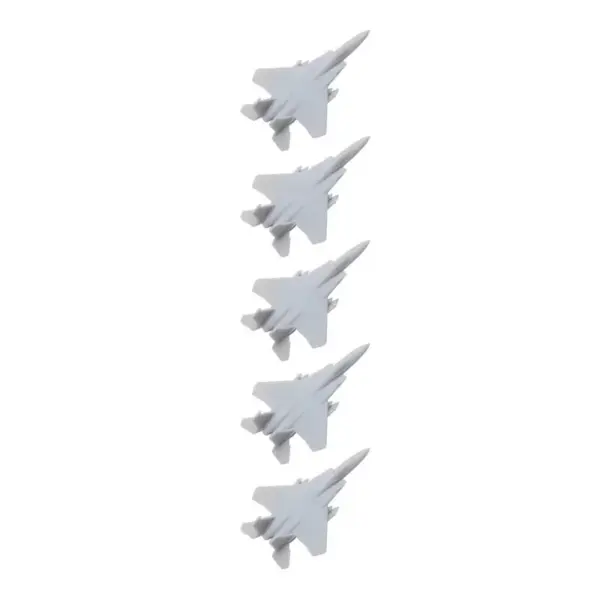 5PCS F-15C Eagle Model Aircraft for Hobbyists - Image 7