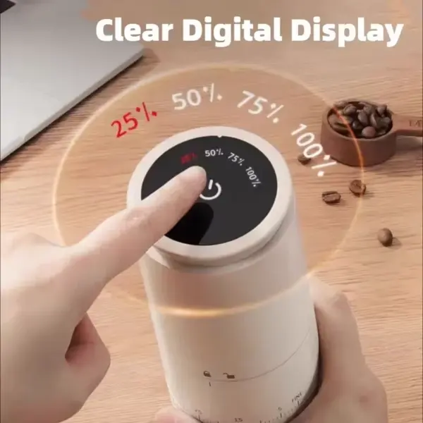 Portable USB Rechargeable Electric Coffee Grinder - Image 4