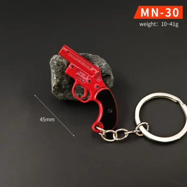 Chicken Dinner Game Keychain Set with P90 and AWM - Image 27