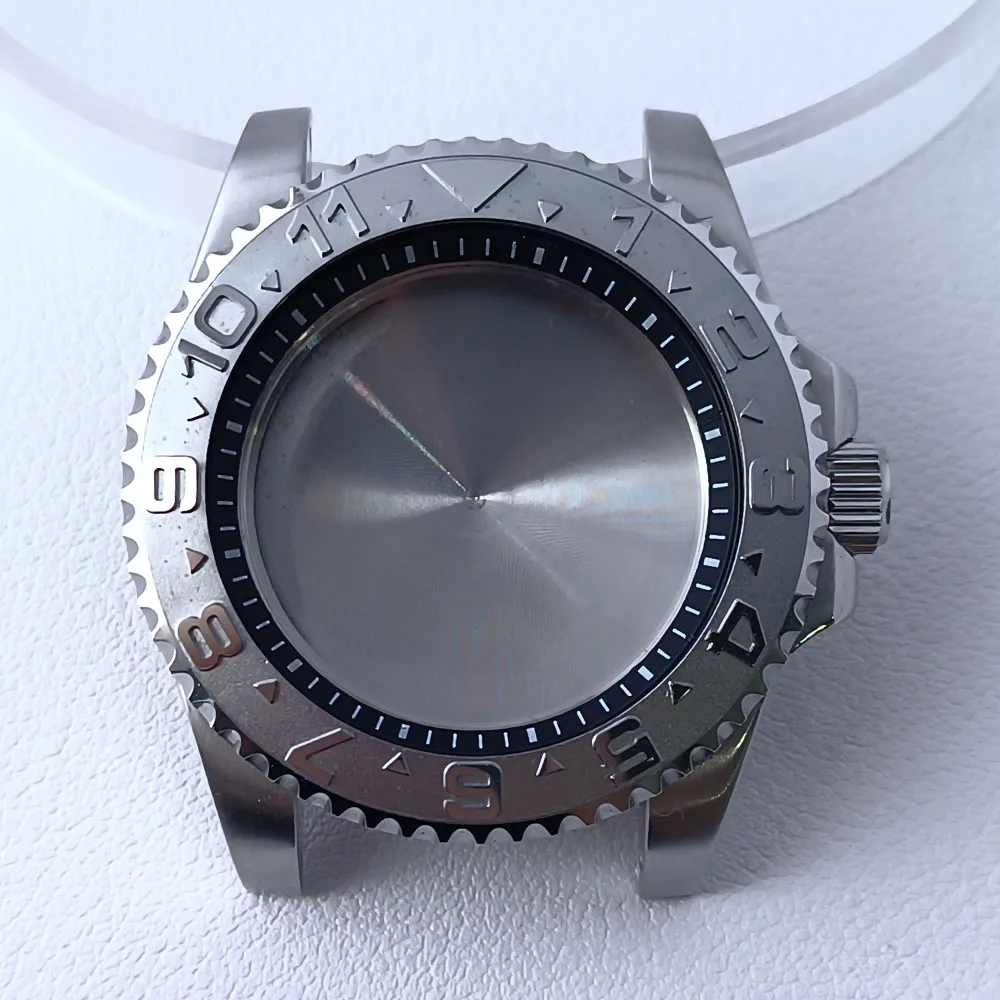 40.5mm Stainless Steel GMT Watch Case NH35/NH36 108 40.5mm Stainless Steel GMT Watch Case NH35/NH36 - Image 108