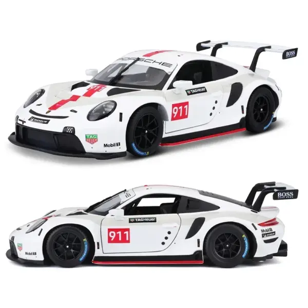 Bburago 1:43 Porsche 911 RSR Diecast Model - Image 3
