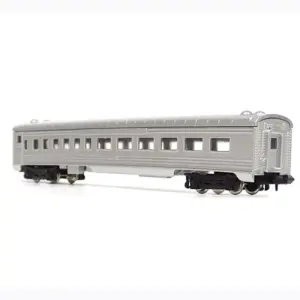 N Scale 1/160 Silver Four-Axle Train Car 8 S0e00493c3a1e426c8451689b6a8f561d3