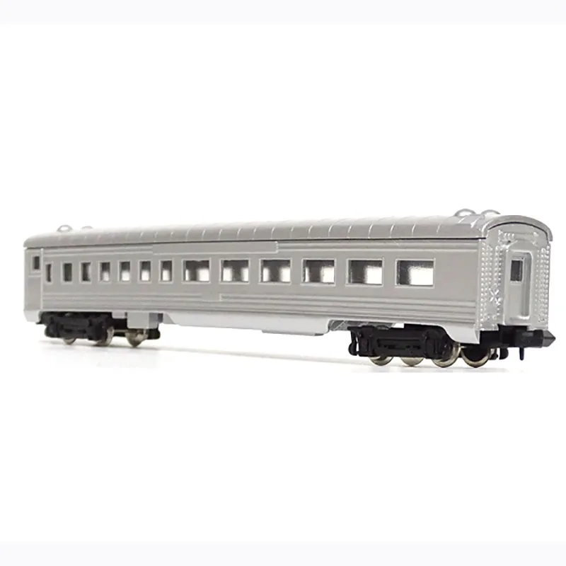 N Scale 1/160 Silver Four-Axle Train Car 2 N Scale 1/160 Silver Four-Axle Train Car - Image 2