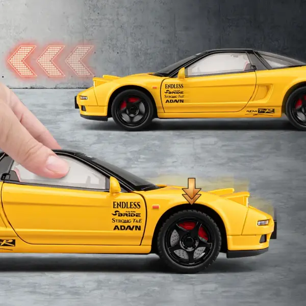 1:24 Alloy Honda Acura NSX MK1 Diecast Model - Image 6