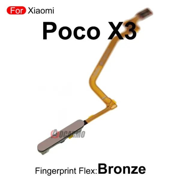 Fingerprint Sensor Home Button Flex Cable for Xiaomi POCO X3 - Image 3