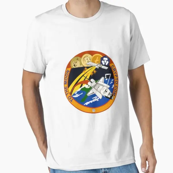 Crypto Coin to the Moon Cotton T-Shirt - Image 11