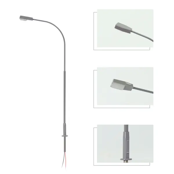 5pcs HO Scale 1:87 Bright White LED Lamps - Image 3