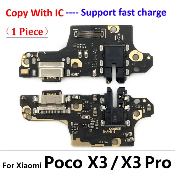 USB Charging Port Flex Cable for Xiaomi Poco X3 Pro - Image 9