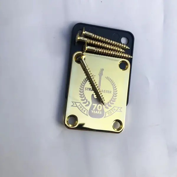 Custom Neck Plate for Strato and Tele Guitars - Image 4
