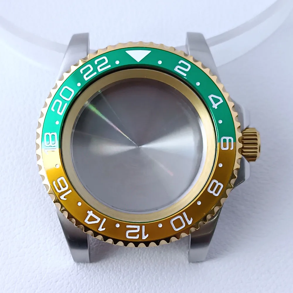 40.5mm Stainless Steel GMT Watch Case NH35/NH36 81 40.5mm Stainless Steel GMT Watch Case NH35/NH36 - Image 81