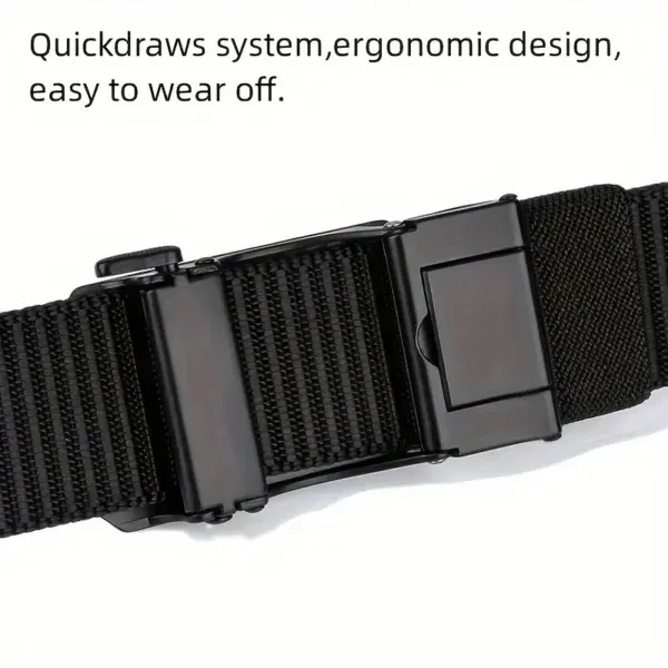 Canvas Tactical Buckle Belt for Men - Image 5