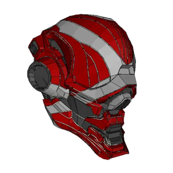 Locus Helmet 3D Paper Model Kit - Image 7