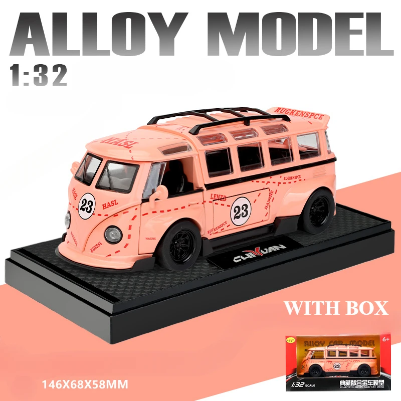 Volkswagen T1 Bus 1:32 Diecast Model Car 8 Volkswagen T1 Bus 1:32 Diecast Model Car - Image 8