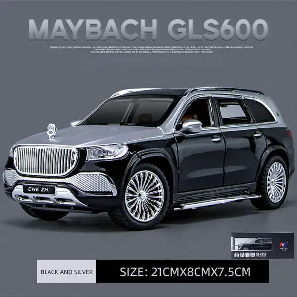 1:24 Mercedes Benz Maybach GLS600 Diecast Model Car - Image 8