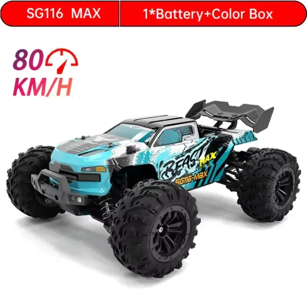 SG116 MAX/PRO RC Car 80KM/H High-Speed Drift Vehicle - Image 7