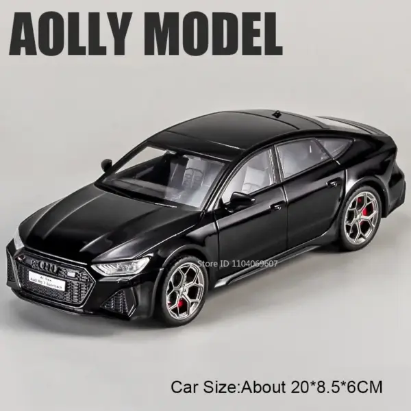 1:24 Scale RS7 Sportback A8 Diecast Model Car - Image 9