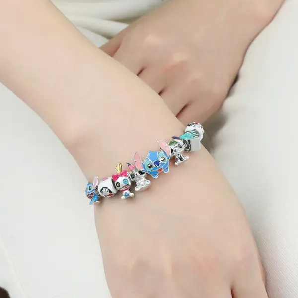 Lilo and Stitch Beaded Charm Bracelet - Image 5