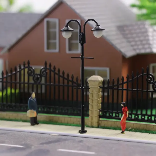 Evemodel LYM60 5pcs HO Scale Street Lamps - Image 2