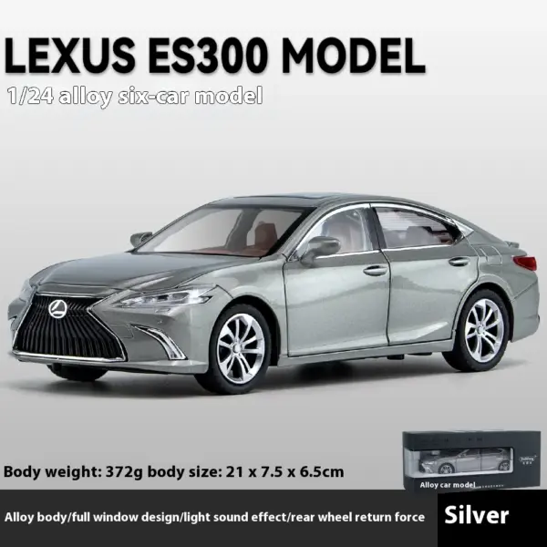 Lexus ES300 1:24 Diecast Model Car - Image 7