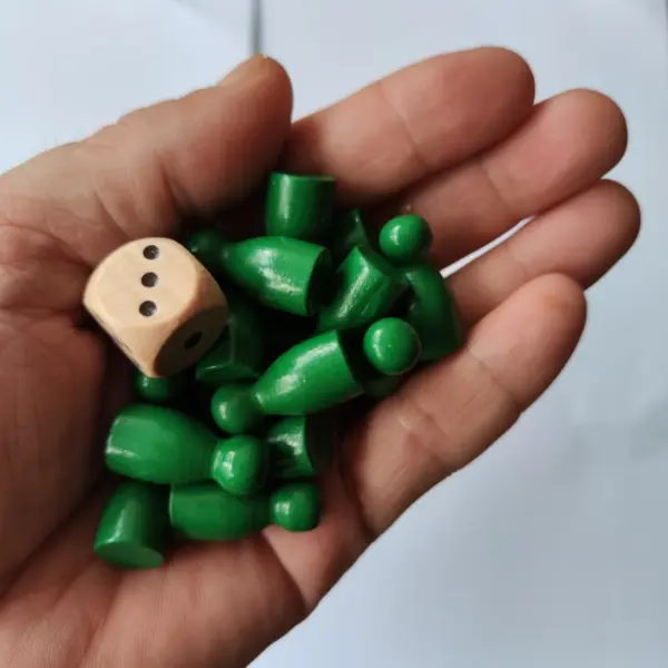 16-Piece Wooden Humanoid Puzzle Game Set - Image 10