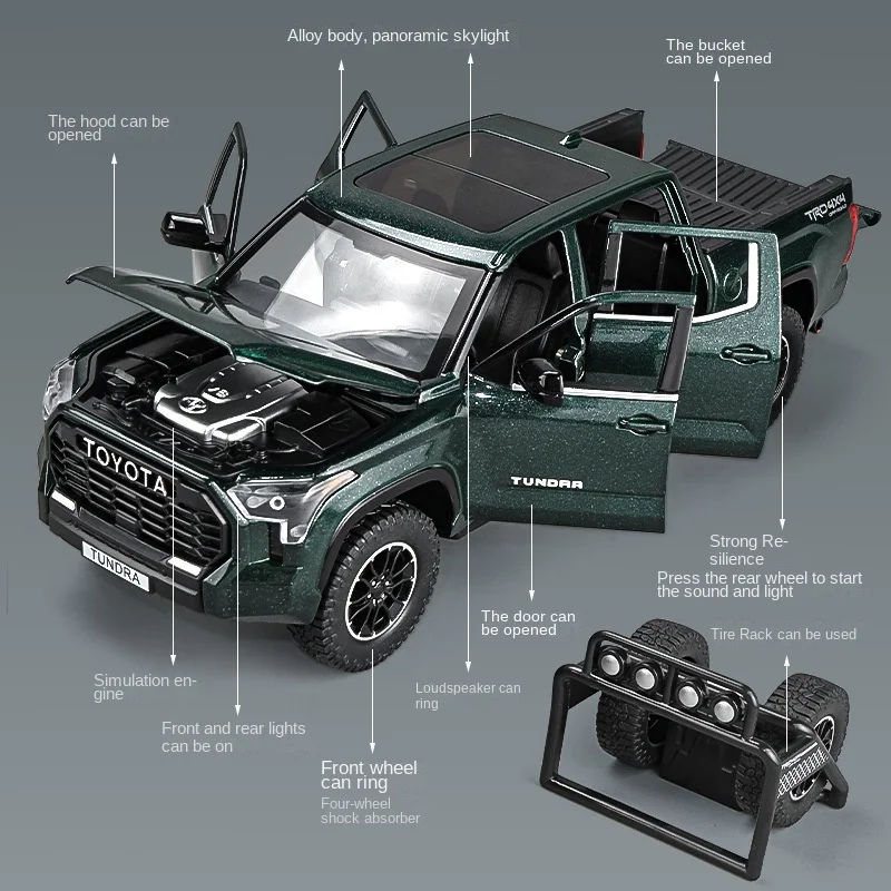 Toyota Tundra 1:24 Diecast Model Car 4 Toyota Tundra 1:24 Diecast Model Car - Image 4