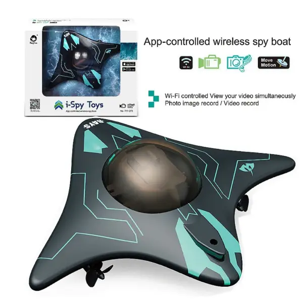 Mini WIFI Remote Control Underwater Camera Boat - Image 7