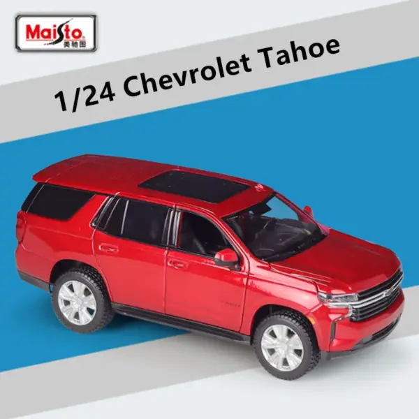 Maisto 1:24 Chevrolet Tahoe Diecast Model Car - Image 2
