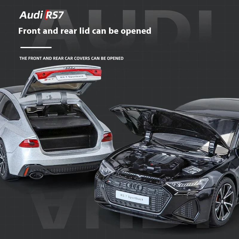 1:24 Audi RS7 Sportback Diecast Model Car 5 1:24 Audi RS7 Sportback Diecast Model Car - Image 5
